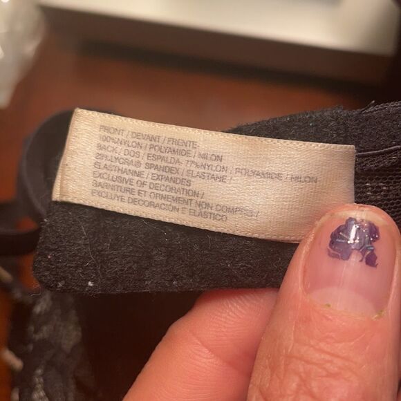 𝅺DKNY black and cream lace bra - Picture 12 of 12